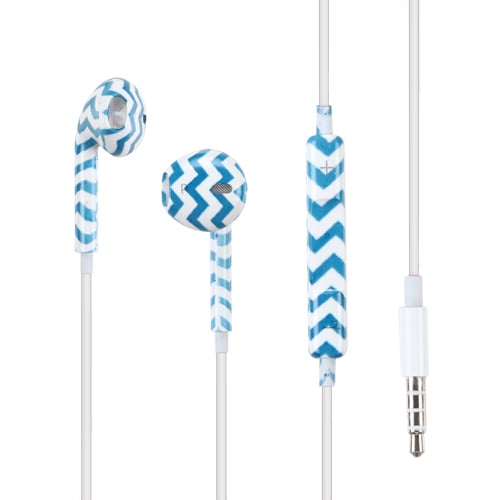 Blue Zebra Stereo Earbud, KTA 58