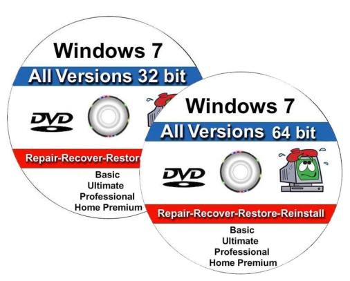 Windows 7 All Versions 32/64 DVD